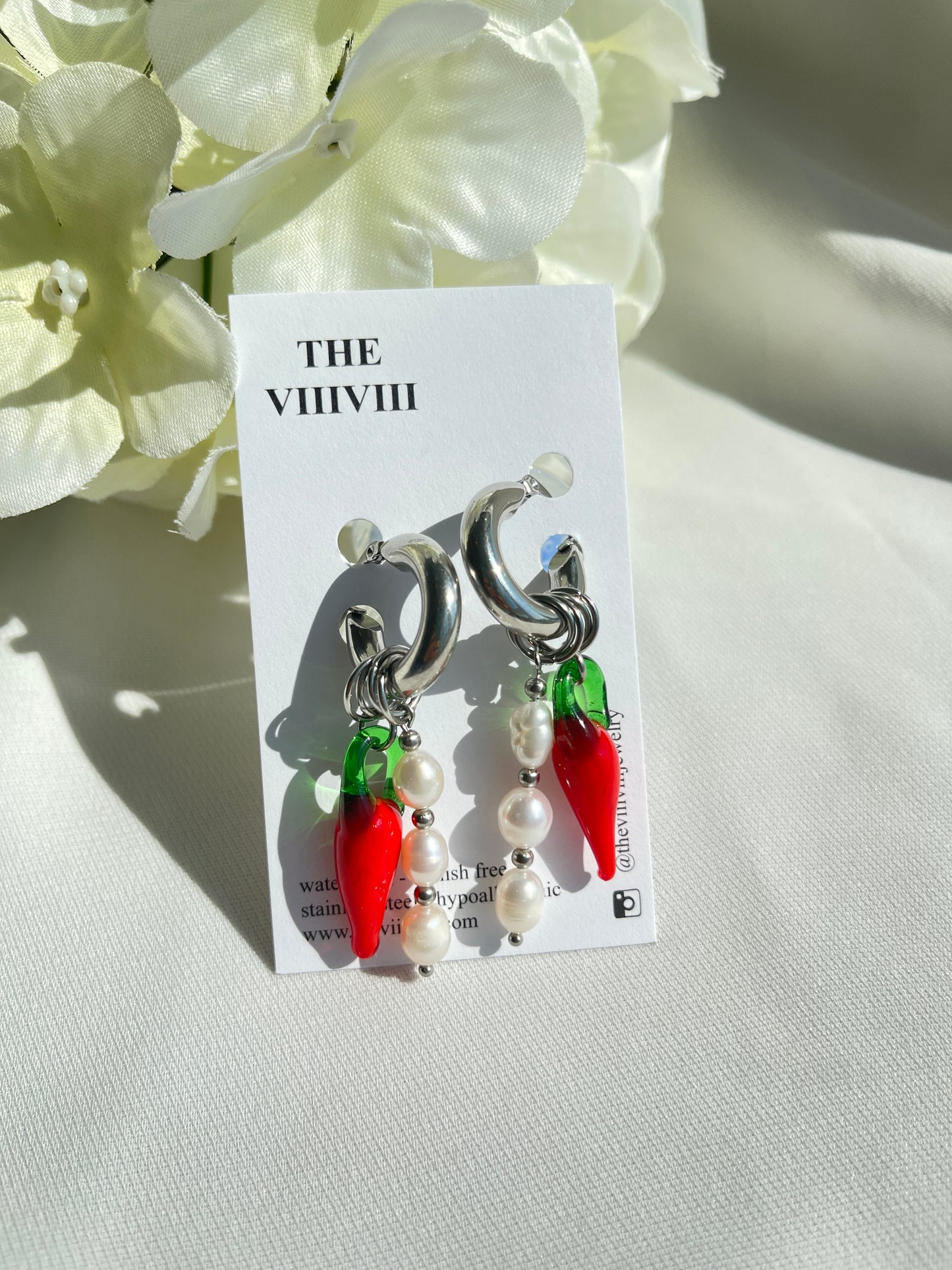 Danica Silver Hoop Earrings