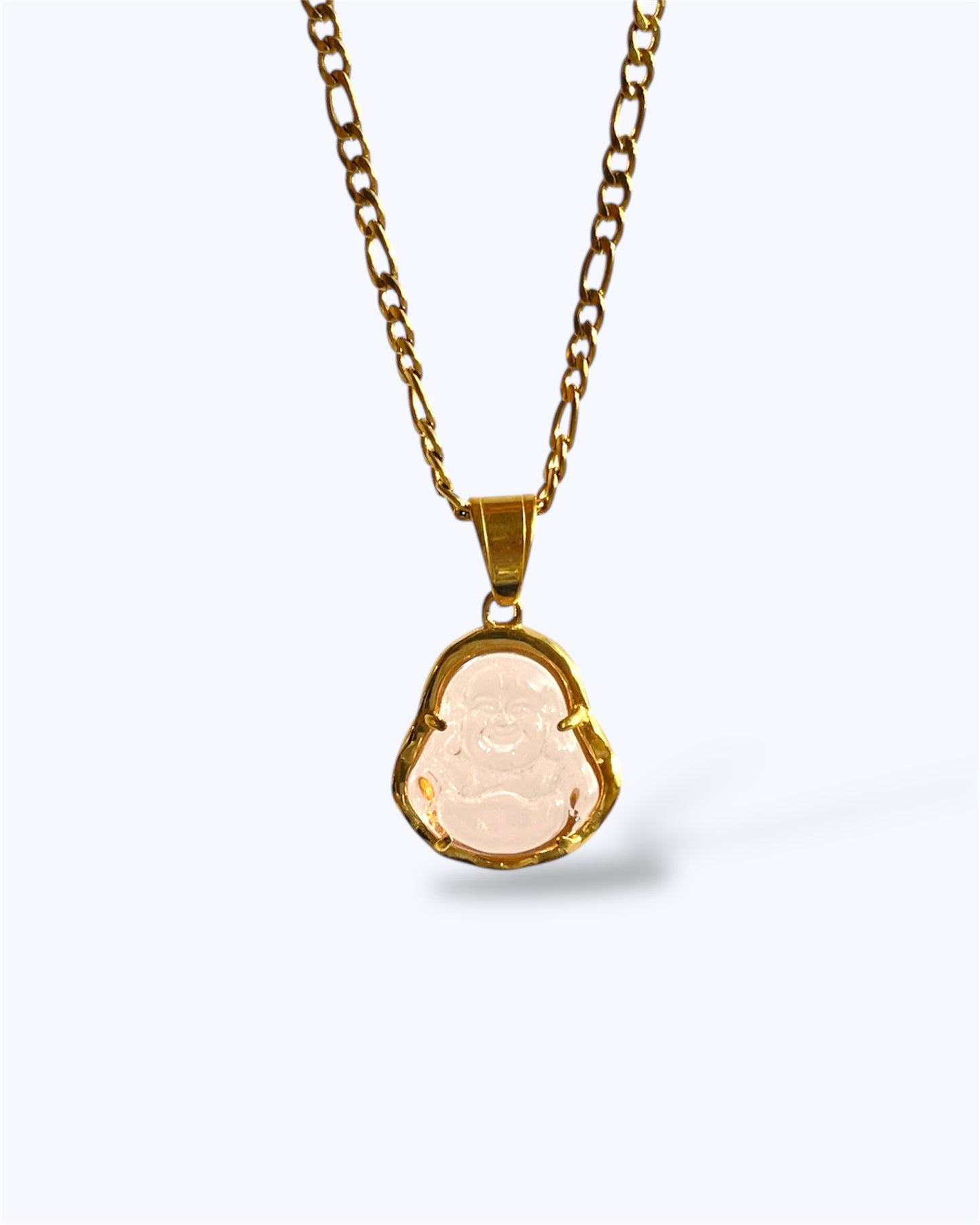 PINK BUDDHA NECKLACE