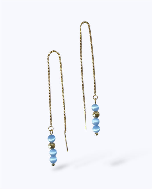 LEAH THREADER EARRINGS