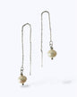 EMILY THREADER PEARL EARRINGS